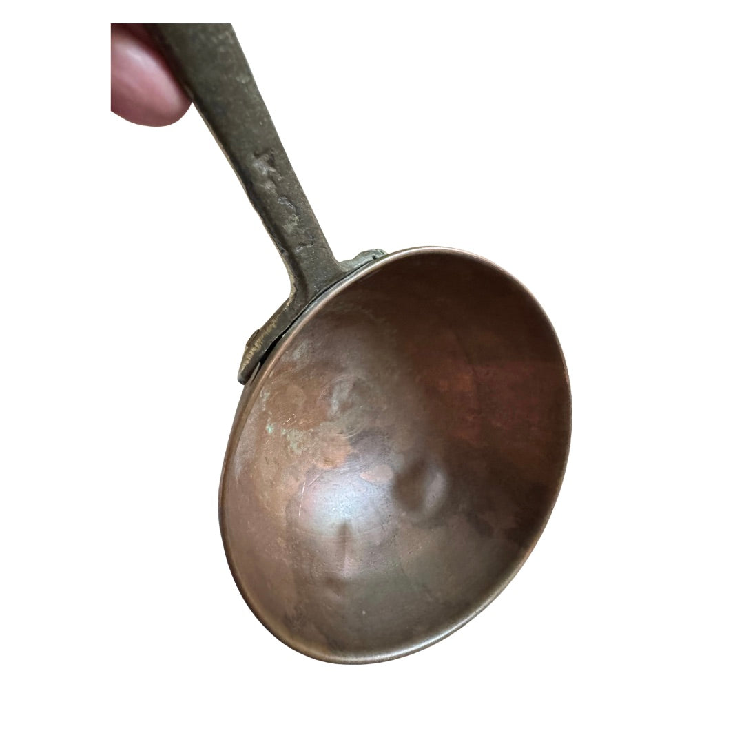 Antique French Sabayon or Italian Zabaglione Copper Pot