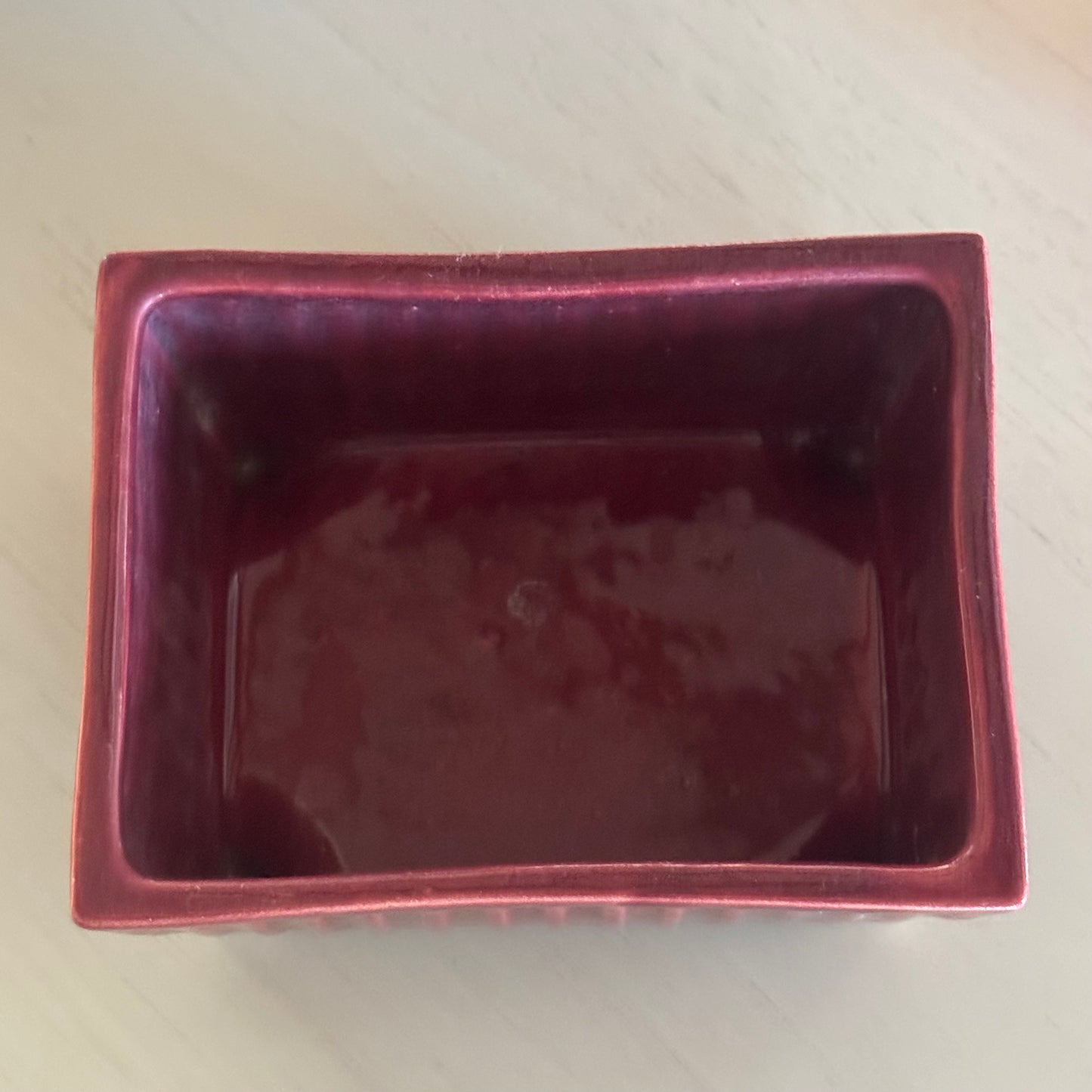 Vintage California Red Pottery MCM Johannes Brahm