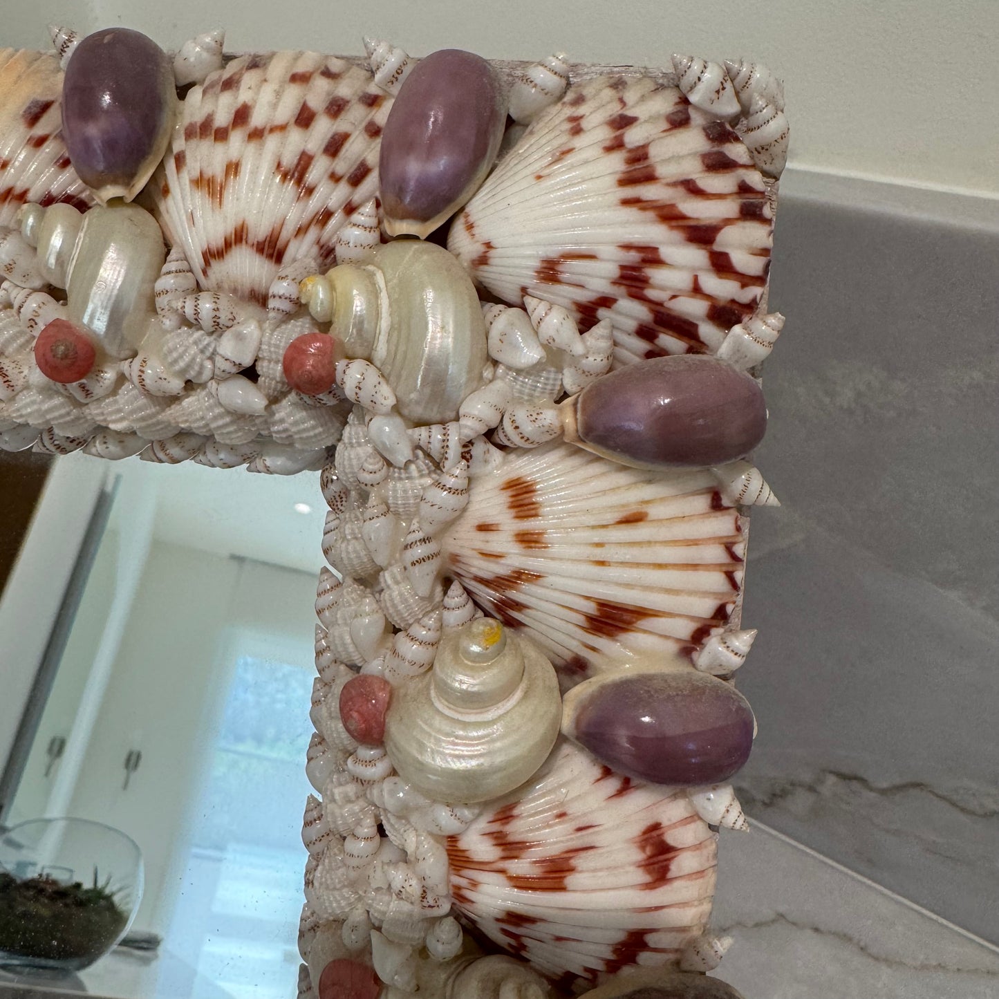 Vintage Seashell wall mirror