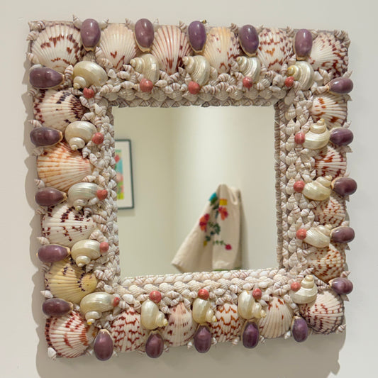 Vintage Seashell wall mirror