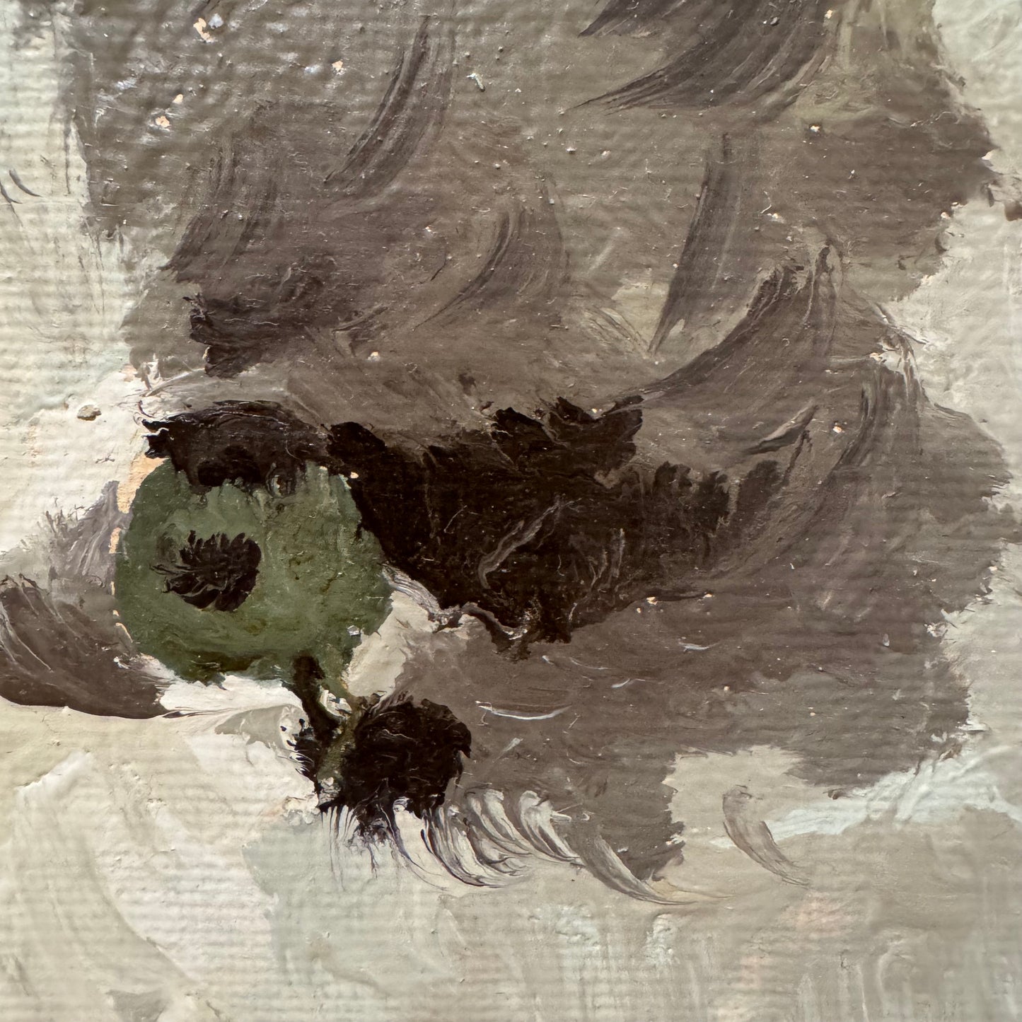 Vintage Painting Artwork of a  Kitten or Cat