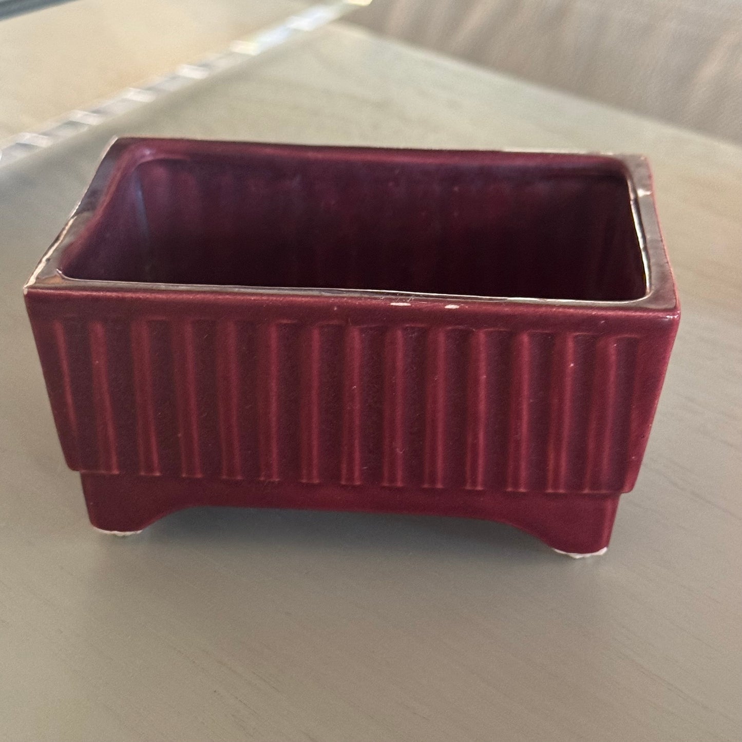 Vintage California Red Pottery MCM Johannes Brahm