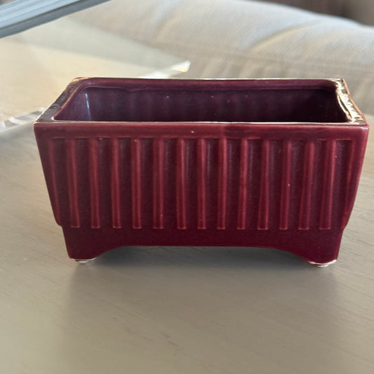 Vintage California Red Pottery MCM Johannes Brahm