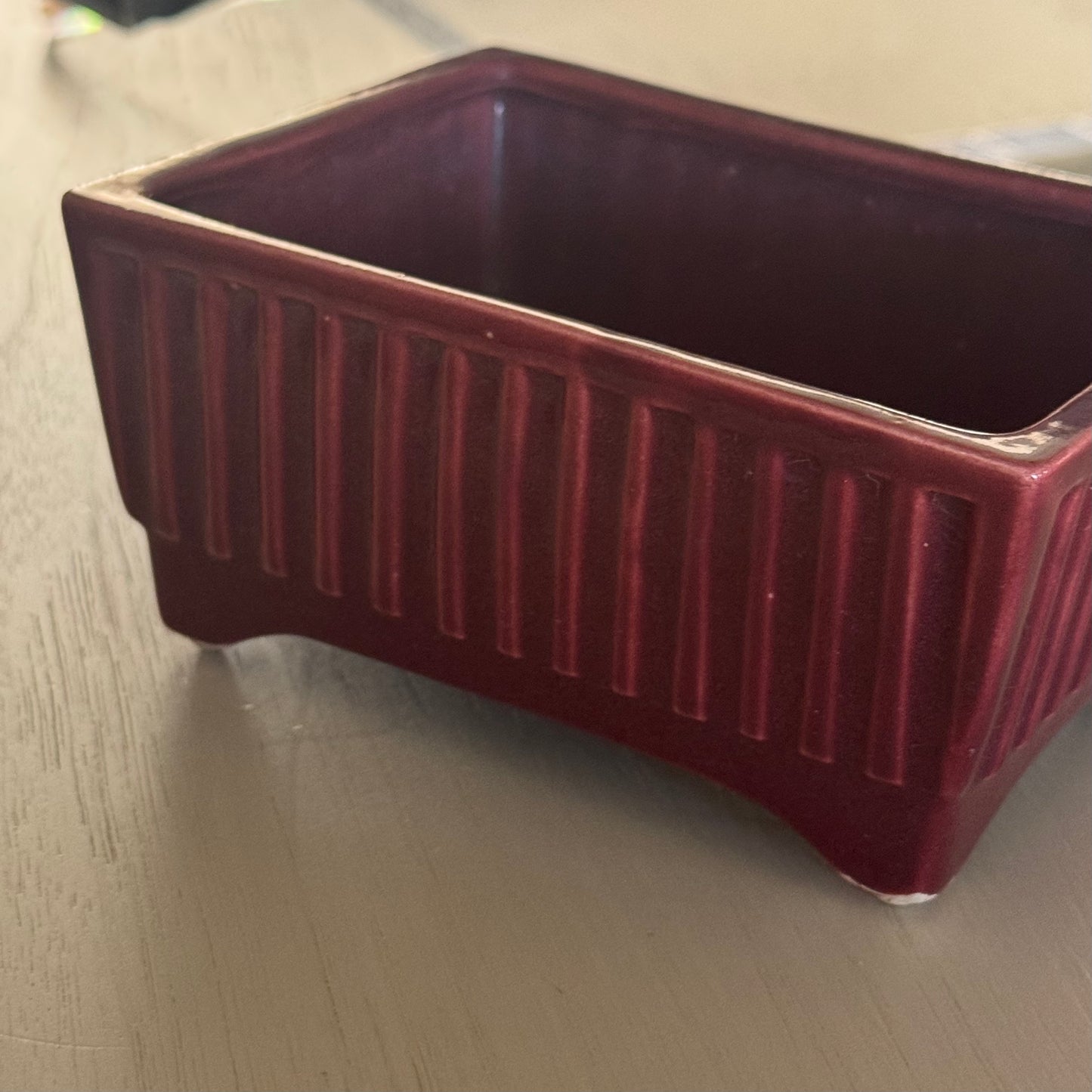 Vintage California Red Pottery MCM Johannes Brahm