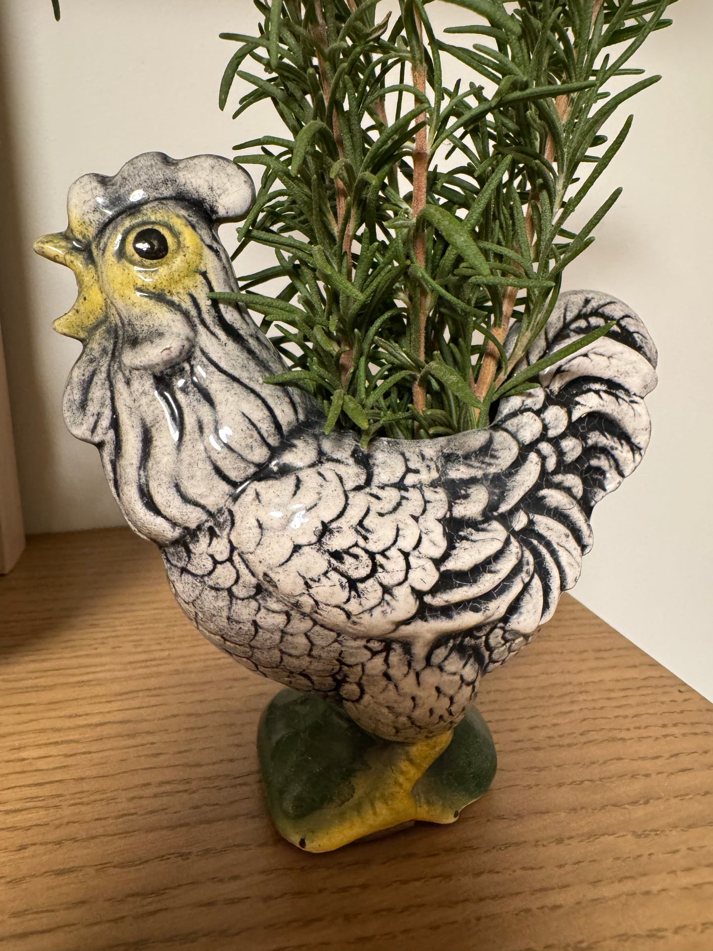 Vintage Rooster and Hen vessels