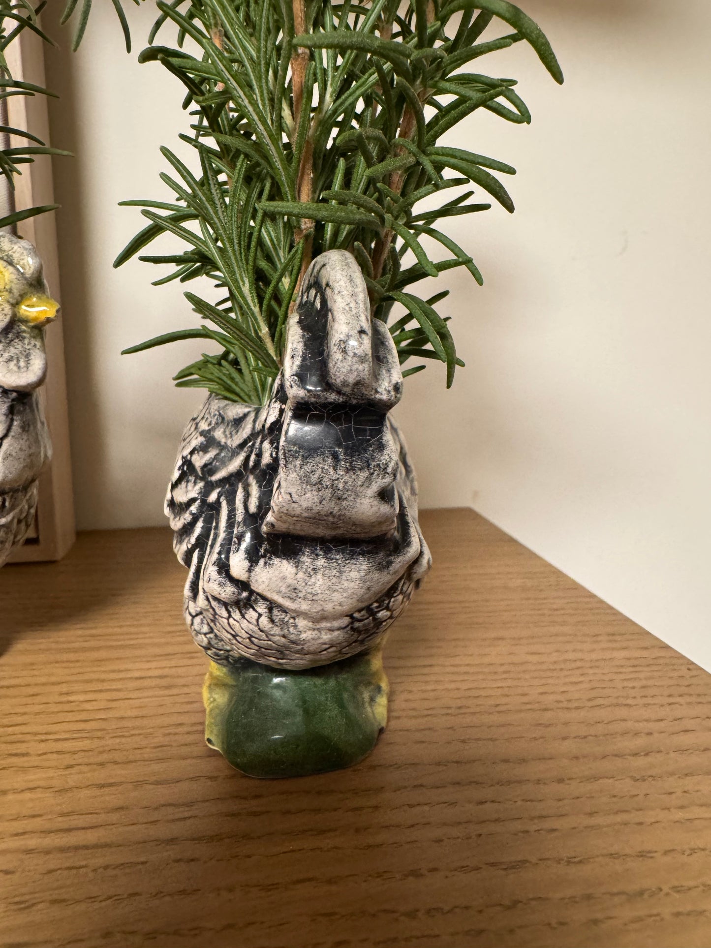 Vintage Rooster and Hen vessels