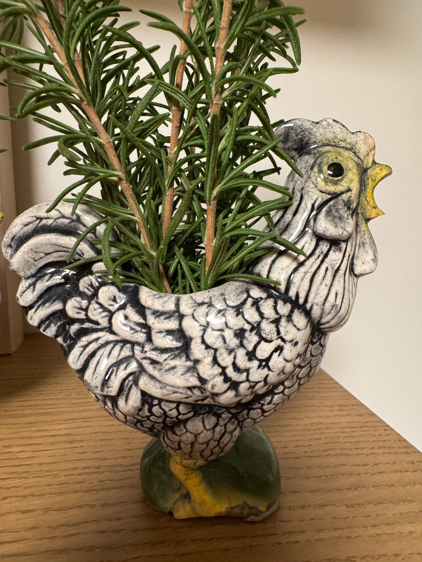 Vintage Rooster and Hen vessels