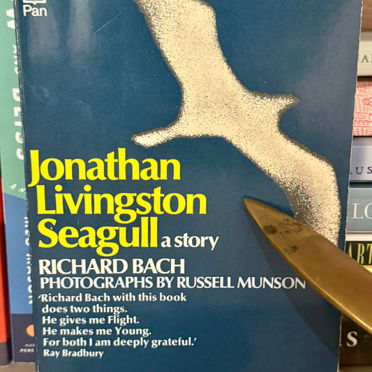 Vintage paperback book, "Jonathan Livingston Seagull" a story by Richard Bach