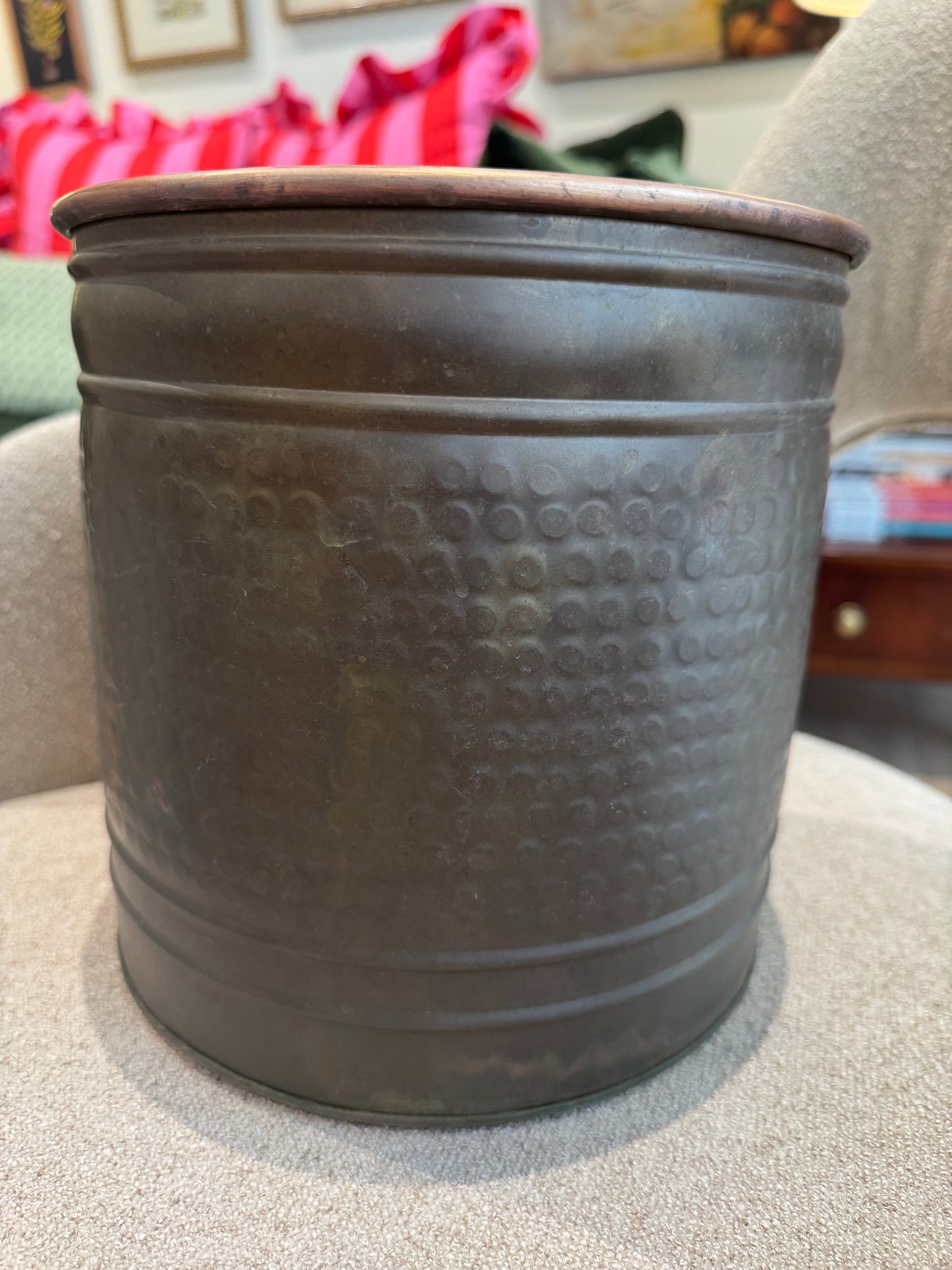 Copper Hammered Pot