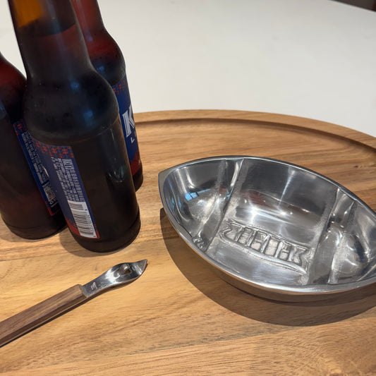 Football Dish - Aluminum